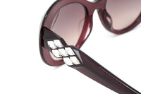 Swarovski Women's Sunglasses Oval Cat Eye Translucent Aubergine SK0224/S 69T