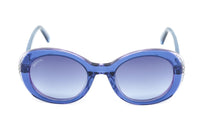 Swarovski Women's Sunglasses Oval Translucent Blue SK0281/S 92W