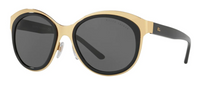 Ralph Lauren Women's Sunglasses Oversized Round Gold/Grey RL7051 900487