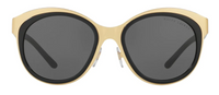 Ralph Lauren Women's Sunglasses Oversized Round Gold/Grey RL7051 900487