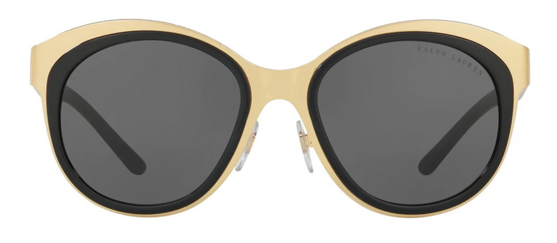 Ralph Lauren Women's Sunglasses Oversized Round Gold/Grey RL7051 900487