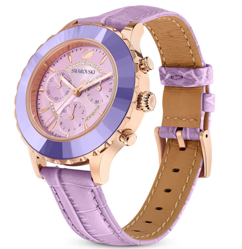 Swarovski Watch Octea Lux Chrono Purple 5632263