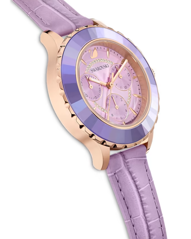 Swarovski Watch Octea Lux Chrono Purple 5632263