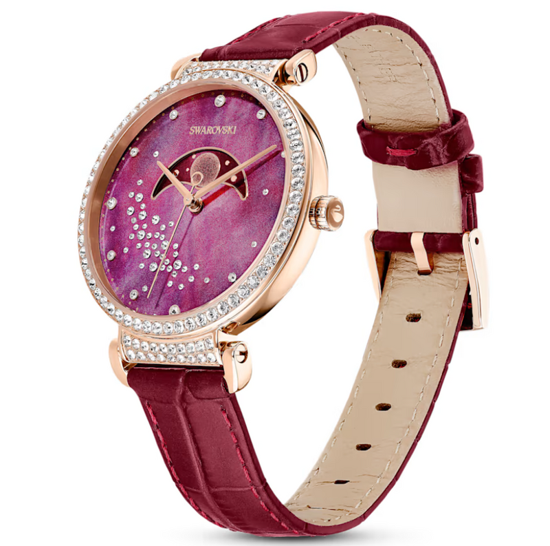 Swarovski Watch Passage Moon Phase Red 5613323