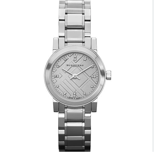 Burberry BU9213 Ladies The City Diamonds Steel 26mm Watch