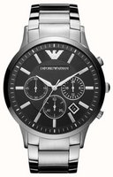 Emporio Armani Men's Renato Chronograph Watch Black AR2460