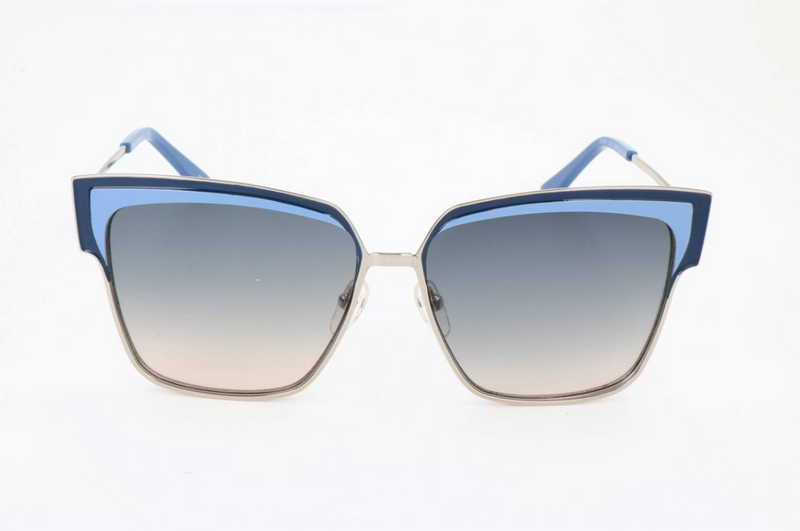 Karl Lagerfeld Women's Sunglasses Oversized Square Blue KL269S 532