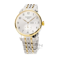 Tissot Le Locle Small Seconds Men's Silver Gold Watch T0064282203200