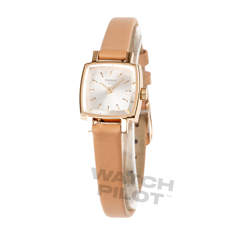 Tissot Lovely Summer Square Ladies Rose Gold Watch T0581093603101