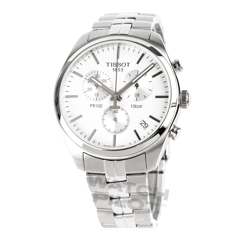 Tissot Pr 100 Chronograph Men's Silver Watch T1014171103100