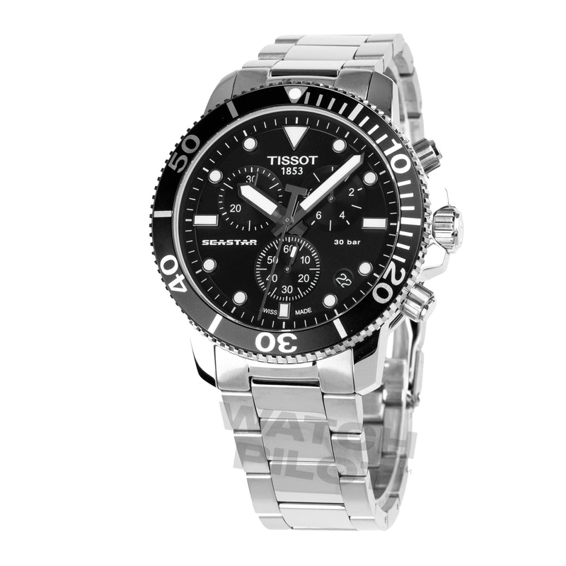 Tissot Seastar 1000 Chronograph Men's Black Watch T1204171105100