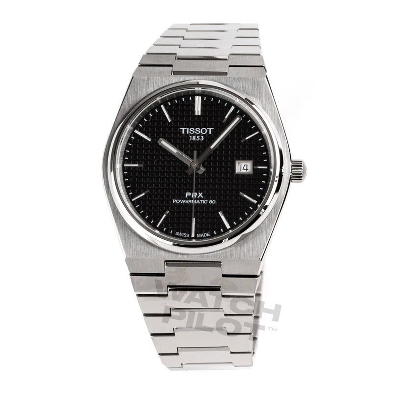 Tissot Prx Powermatic 80 Men's Black Watch T1374071105100