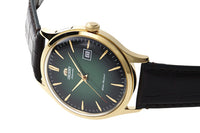 Orient 2nd Generation Bambino Men's Green Gold Watch TAC08002F0