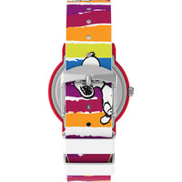 Timex Peanuts Weekender Color Rush Unisex White Watch TW2V77700