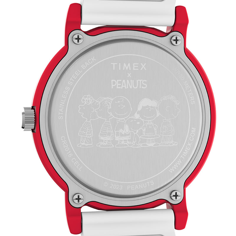 Timex Peanuts Weekender Color Rush Unisex White Watch TW2V77700