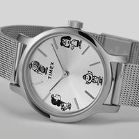 Timex Peanuts Transcend Ladies Silver Watch TW2W46000