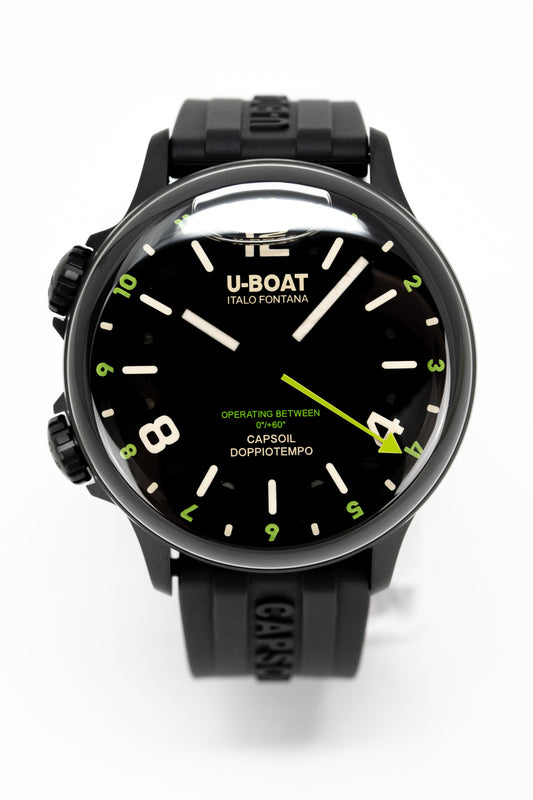 U-Boat Watch Capsoil Doppiotempo 45 DLC Green Rehaut 8840/B