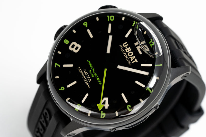 U-Boat Watch Capsoil Doppiotempo 45 DLC Green Rehaut 8840/B