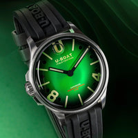 U-Boat Men's Watch Darkmoon 40 Green Soleil Steel 9502