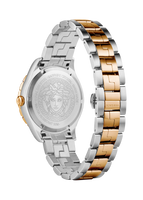 Versace Men's Watch Hellenyium GMT Green Two-Tone Rose Gold Bracelet V11050016