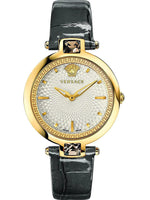 Versace Ladies Watch Crystal Gleam White Gold VAN060016