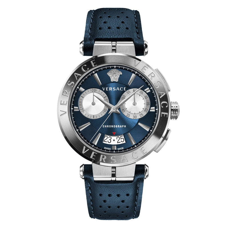 Versace Aion Chronograph Men's Blue Watch VE1D02223