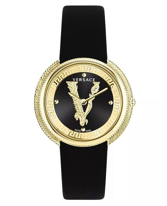 Versace Ladies Watch Thea 38mm Black Gold VE2CA0323