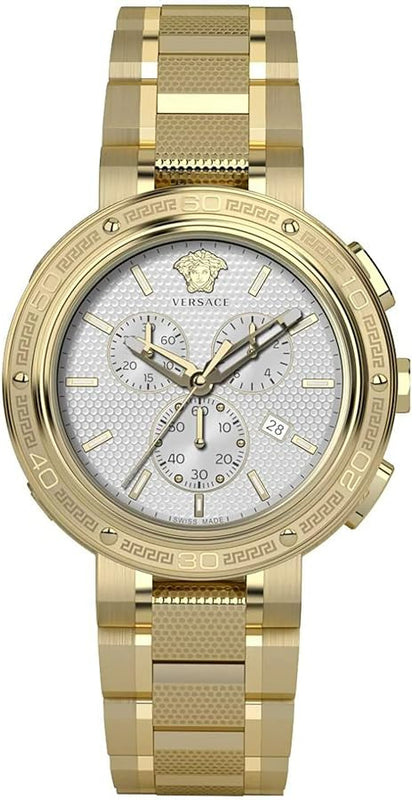 Versace Men's Watch V-Extreme Pro 46mm White Bracelet VE2H00621