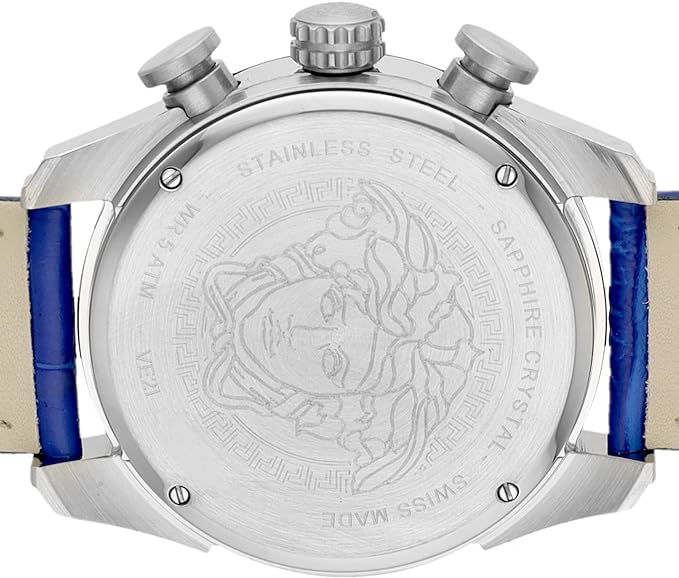 Versace Men's Watch V-Ray 44mm Blue VE2I00721