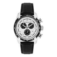 Versace V-Ray Men's Black White Chronograph Watch VE2I00821