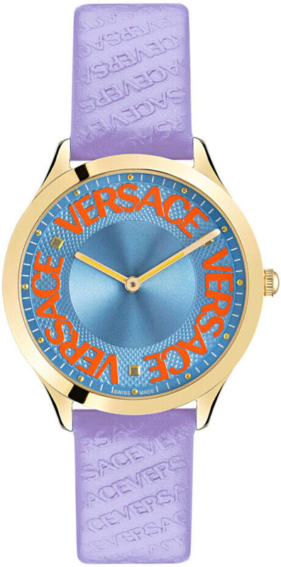 Versace Ladies Watch Logo Halo Purple VE2O00722