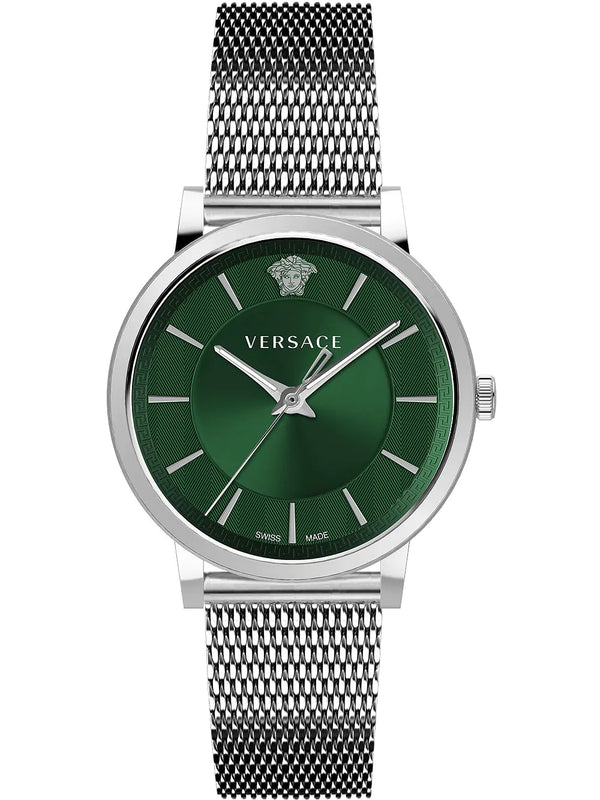 Versace Men's Watch V-Circle Green Bracelet VE5A00620