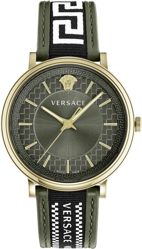 Versace Men's Watch V-Circle Green Gold VE5A01621