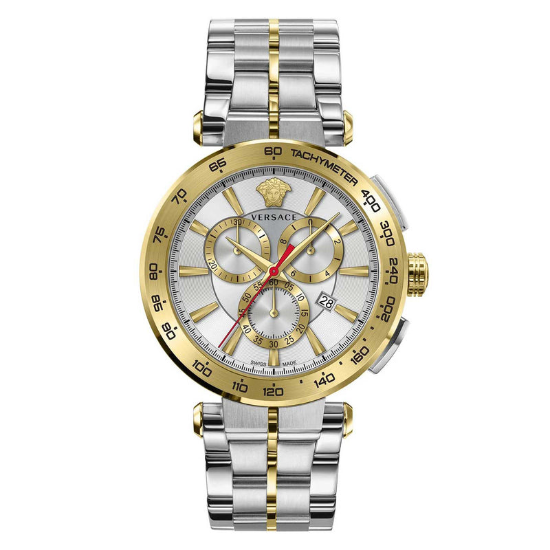 Versace Aion Chronograph Men's Two-Tone Watch VE6CA0423