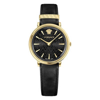 Versace Ladies Watch V-Circle 38mm Black VE8100819