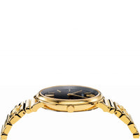 Versace Ladies Watch V-Circle 38mm Black Gold VE8101519