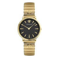 Versace Ladies Watch V-Circle 38mm Black Gold VE8104722