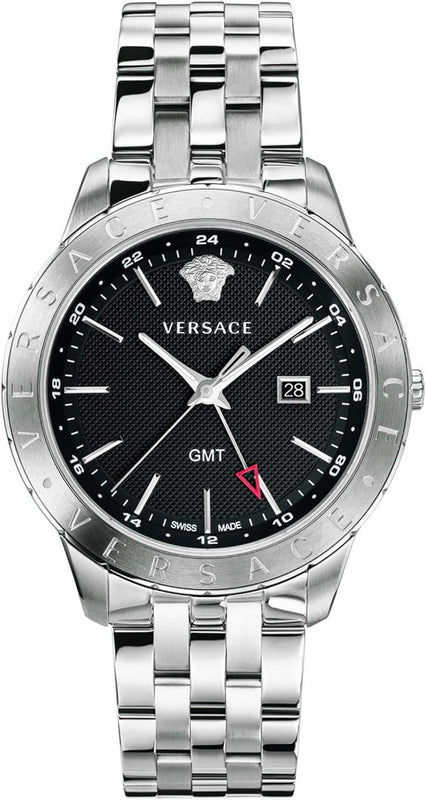 Versace Men's Watch Univers GMT Black Bracelet VEBK00418