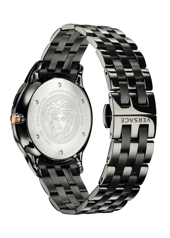 Versace Men's Watch Univers GMT Black Bracelet VEBK00618