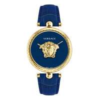 Versace Ladies Watch Palazzo Empire 39mm Blue Gold VECO02922