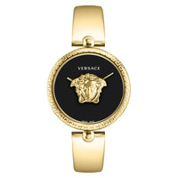 Versace Ladies Watch Palazzo Empire 39mm Black Gold Band VECO03122