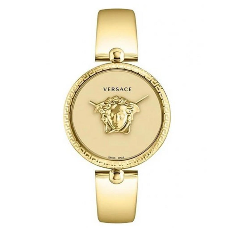 Versace Ladies Watch Palazzo Empire 39mm Gold Band VECO03222