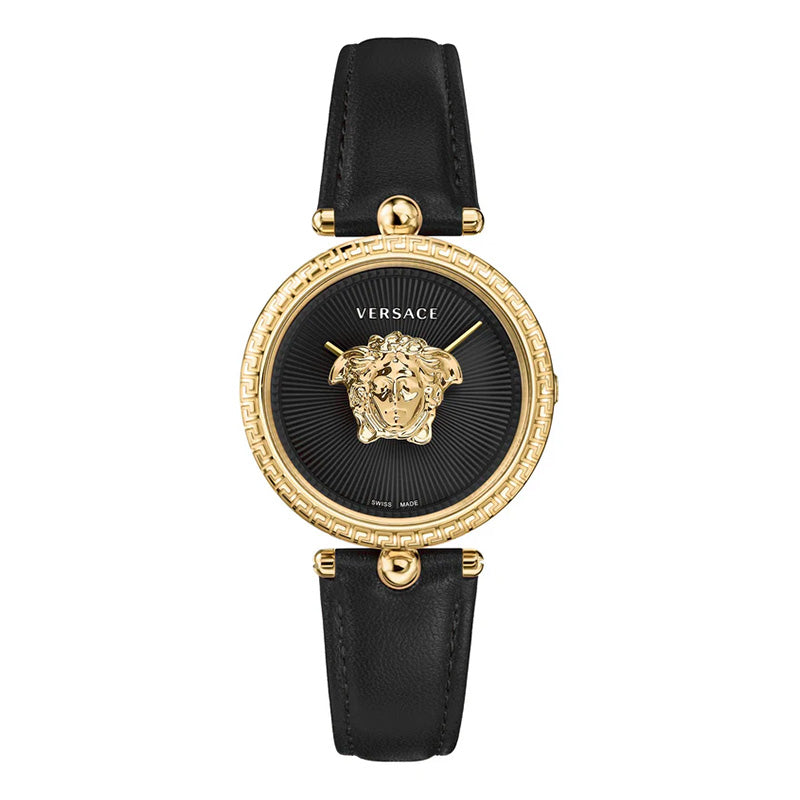 Versace Ladies Watch Palazzo Empire 34mm Black Gold VECQ01120