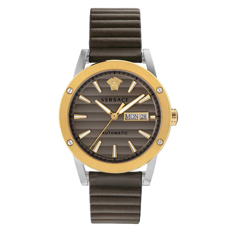 Versace Men's Watch Theros Automatic Brown VEDX00219