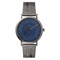 Versace Men's Watch V-Essential Blue Black Bracelet VEJ401021