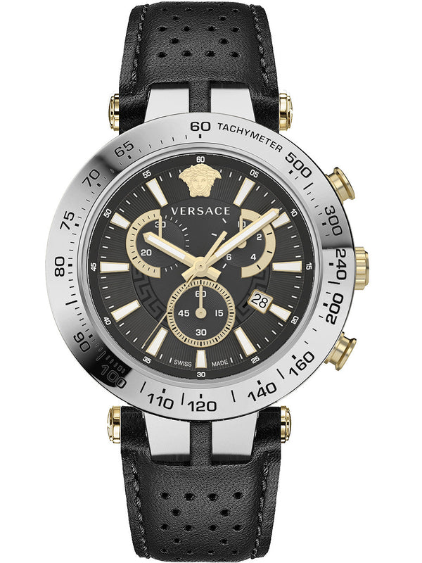 Versace Men's Watch Bold Chrono 46mm Black VEJB00222