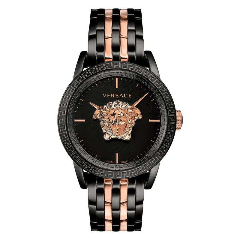 Versace Men's Watch Palazzo Empire Black Two-Tone Bracelet VERD01623