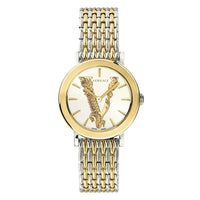 Versace Virtus 36mm Ladies' Silver Gold Watch VERI00720