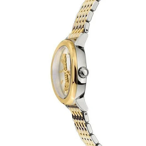 Versace Virtus 36mm Ladies' Silver Gold Watch VERI00720