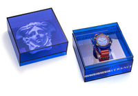 Versace Unisex Watch Chronograph Active Blue Orange VEZ700922